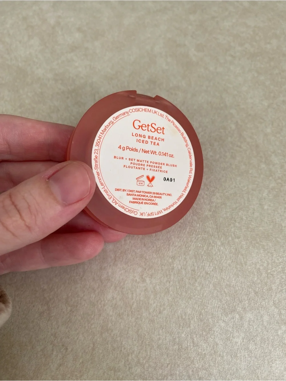 Tower 28 GetSet Blur + Set Matte Powder Blush